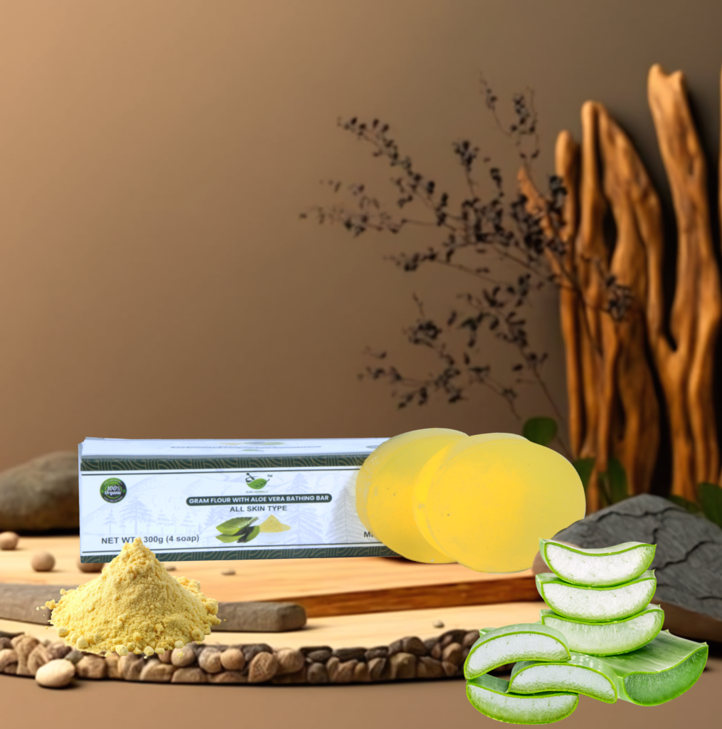 Gram Flour and Aloe Vera Soap 300g - Home