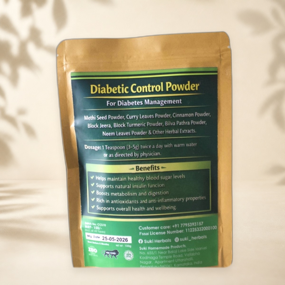 Diabetic Control Powder