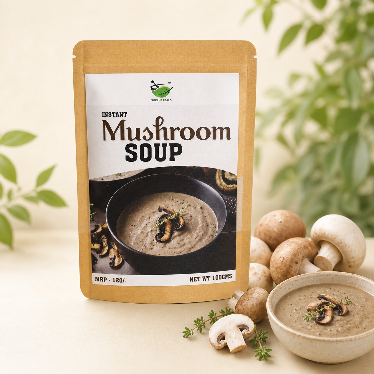 Instant Mushroom Soup - premium product image